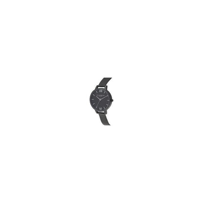 Olivia Burton Black Stainless Steel Dress Watch
