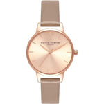 Olivia Burton Brown Artificial Leather Watch OBOB16MD88AC