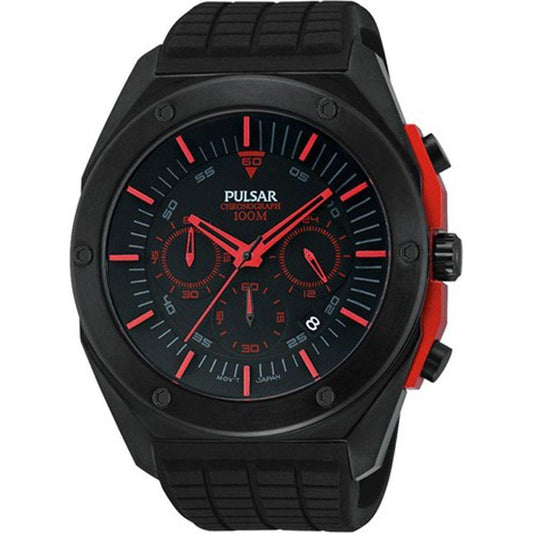 Pulsar Black Rubber Watch PUPT3463X1AC