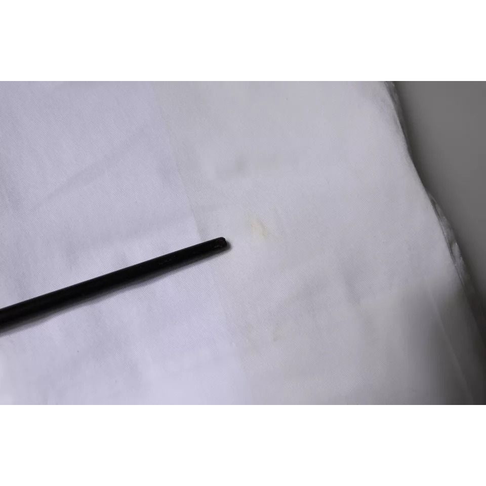 Dolce & Gabbana White Cotton Skinny Dress Pants