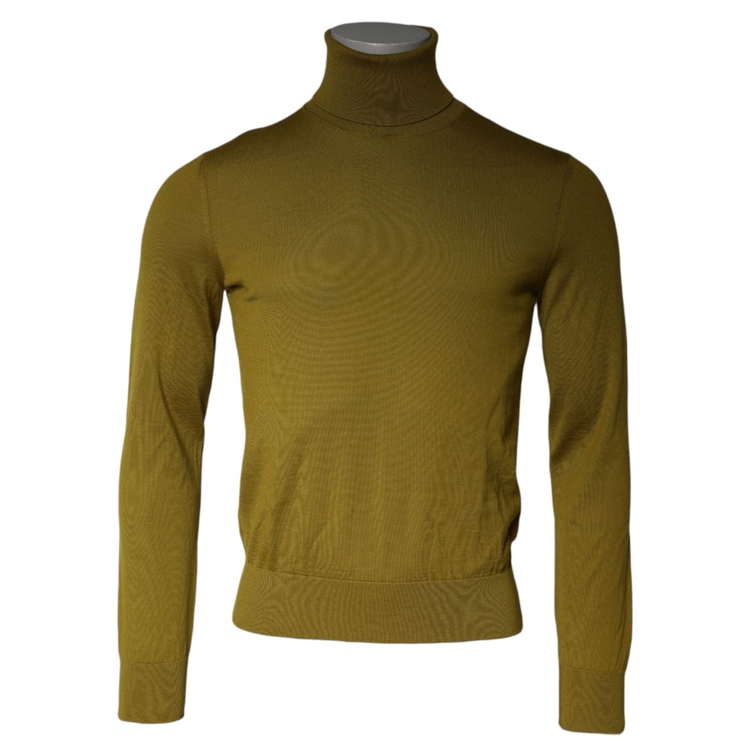 Dolce & Gabbana Brown Cashmere Turtleneck Pullover Sweater