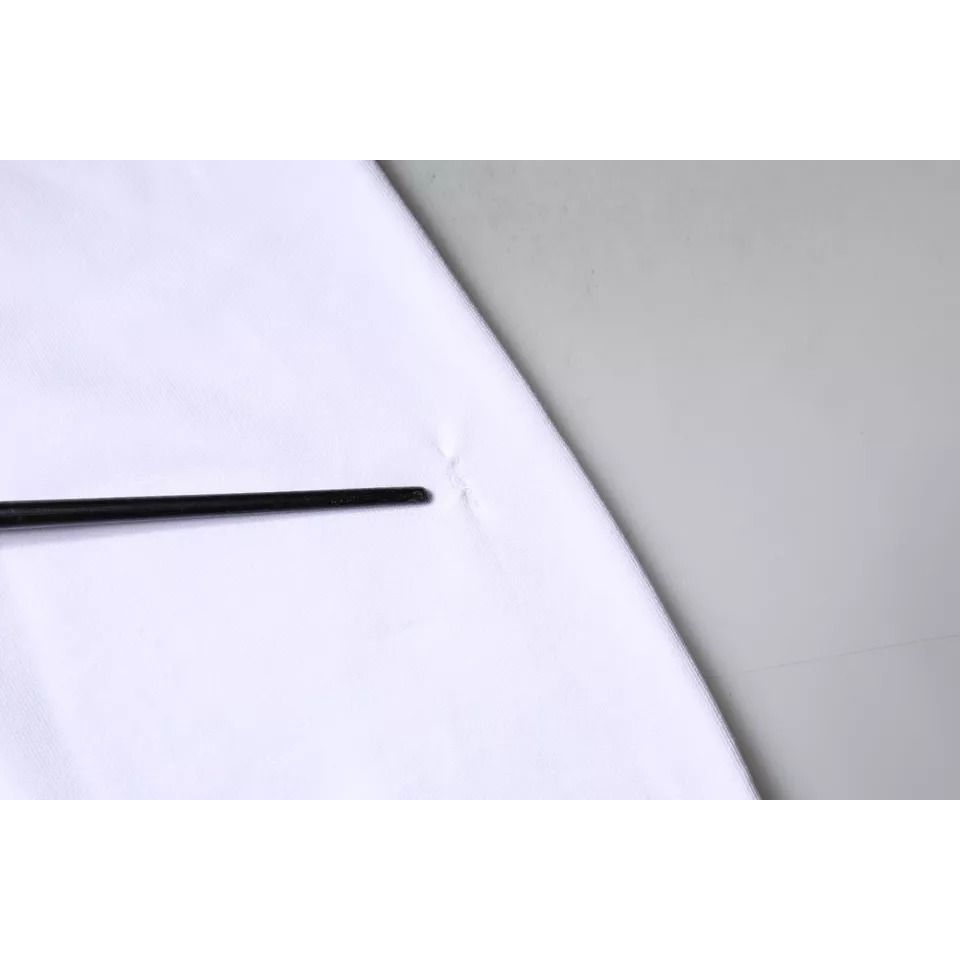 Replay White Embossed Logo Crew Neck Men Sweatshirt Sweater