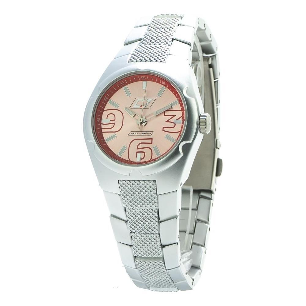 Chronotech Silver Polycarbonate Dress Watch