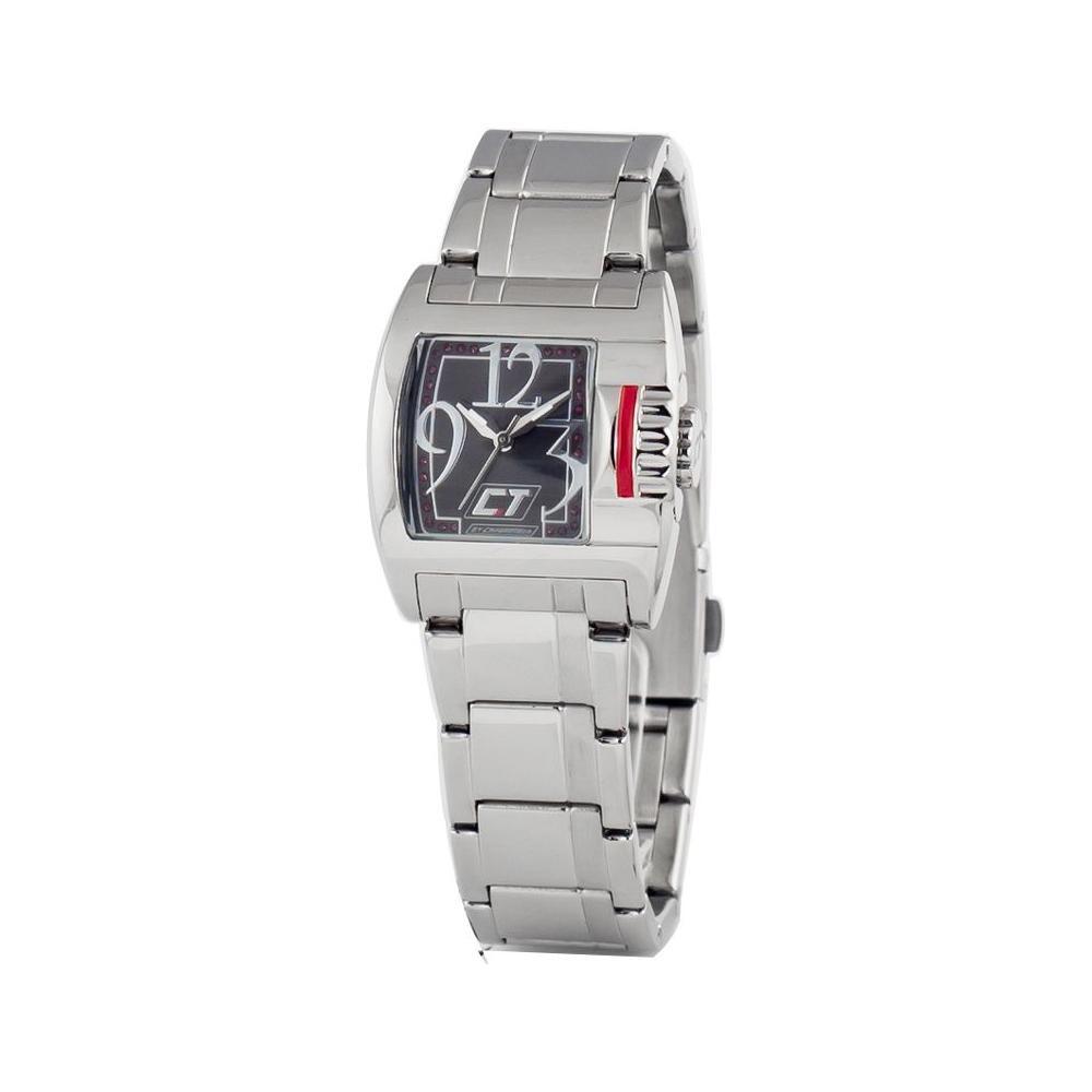 Chronotech Silver Stainless Steel Dress Watch