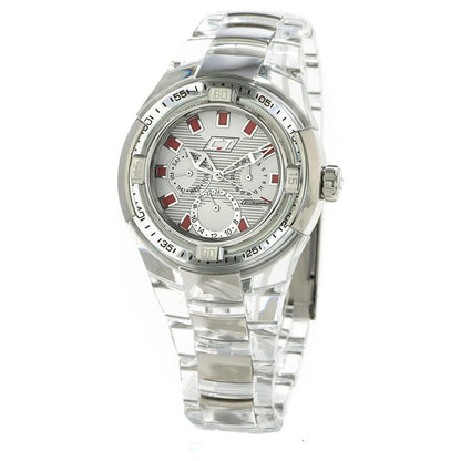Chronotech Transparent Polycarbonate Bracelet Watch