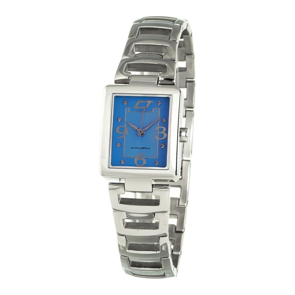 Chronotech Silver Stainless Steel Dress Watch