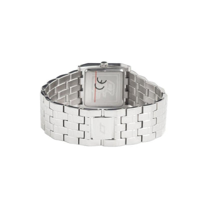 Chronotech Silver Stainless Steel Dress Watch