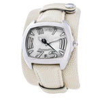 Chronotech Beige Leather Watch CHCT2188L20AC