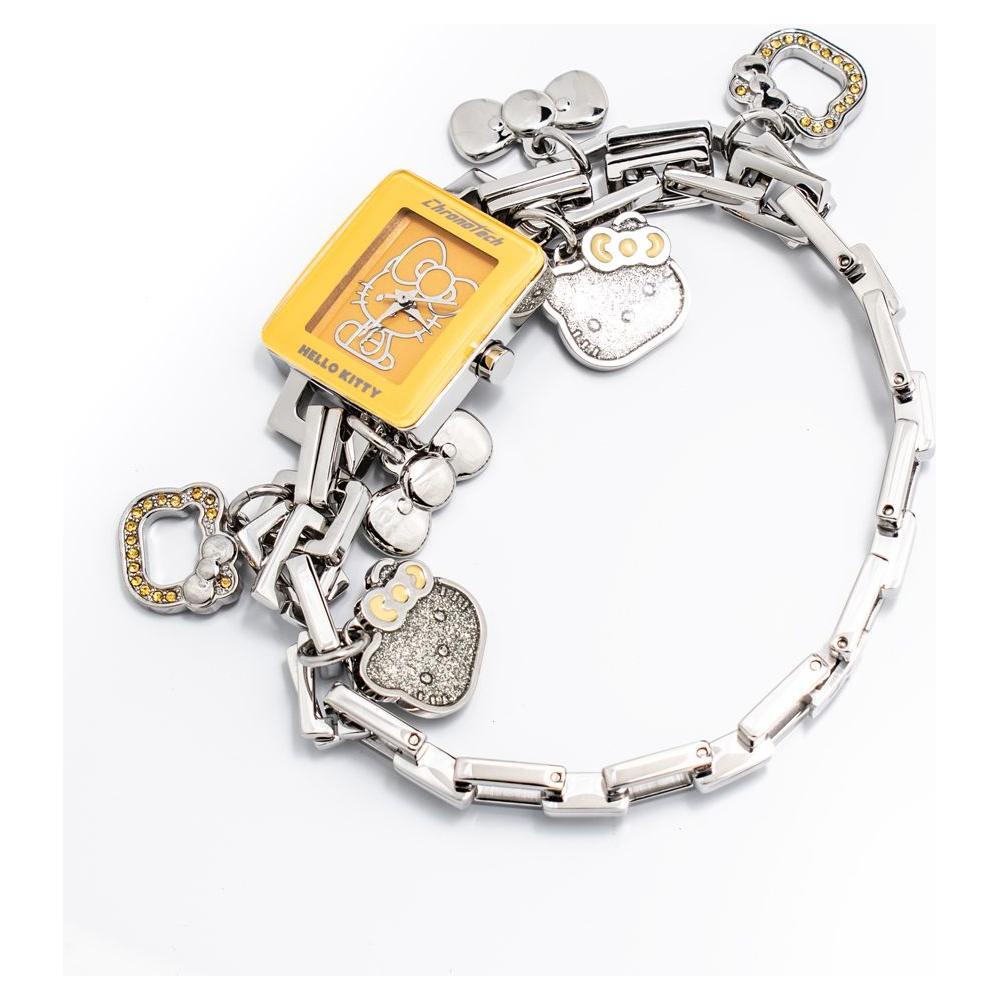 Chronotech Silver Stainless Steel Dress Watch