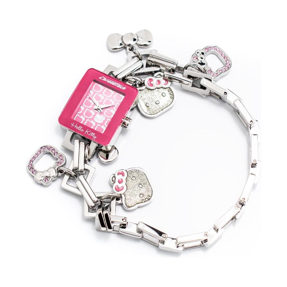 Chronotech Silver Stainless Steel Bracelet Watch