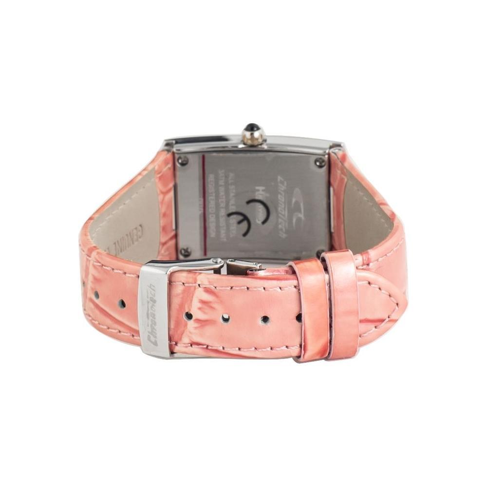 Chronotech Multicolor Leather Dress Watch