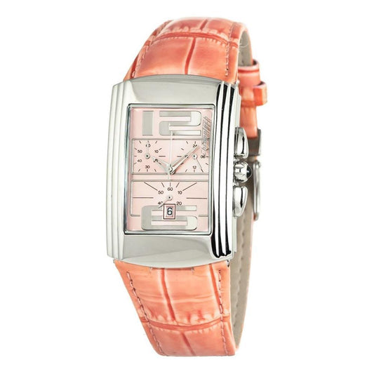 Chronotech Multicolor Leather Dress Watch