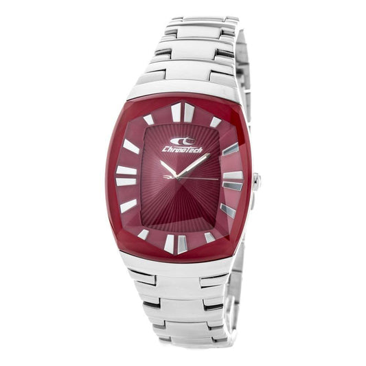 Chronotech Silver Stainless Steel Dress Watch