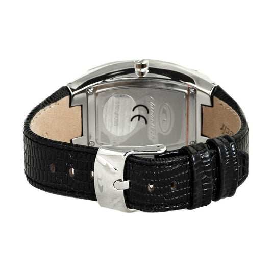 Chronotech Black Leather Watch CHCT7065M02AC