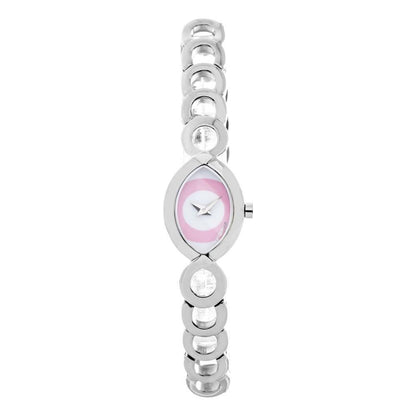 Chronotech Silver Stainless Steel Dress Watch