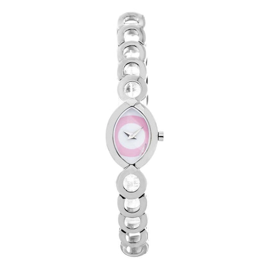 Chronotech Silver Stainless Steel Dress Watch