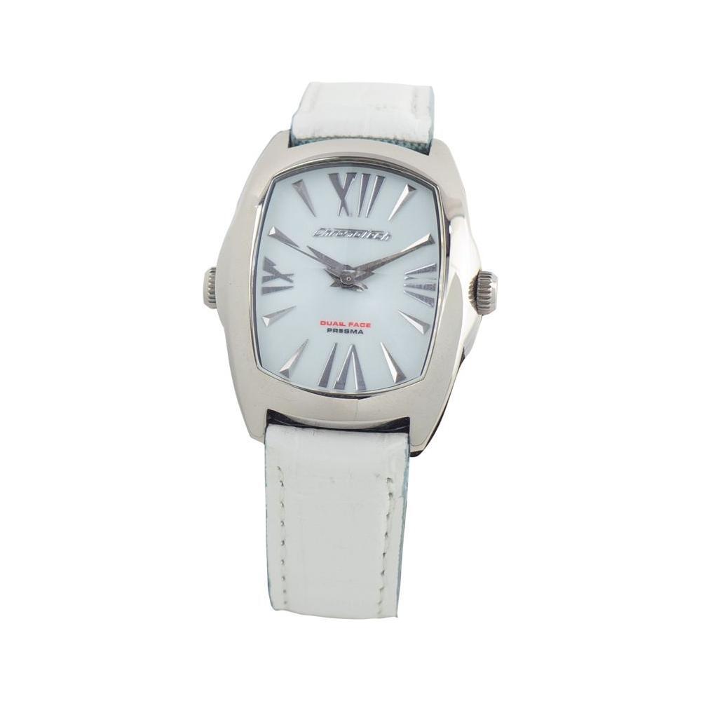 Chronotech Blue Leather Dress Watch