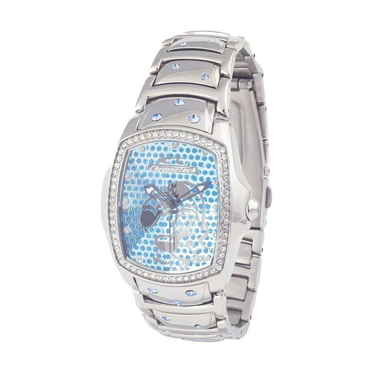 Chronotech Silver Stainless Steel Dress Watch