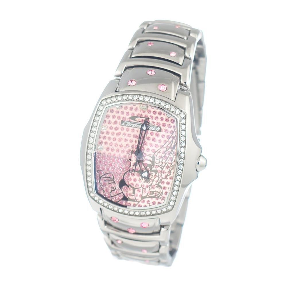 Chronotech Silver Stainless Steel Dress Watch