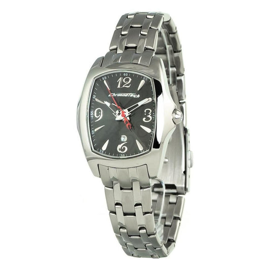 Chronotech Silver Stainless Steel Dress Watch