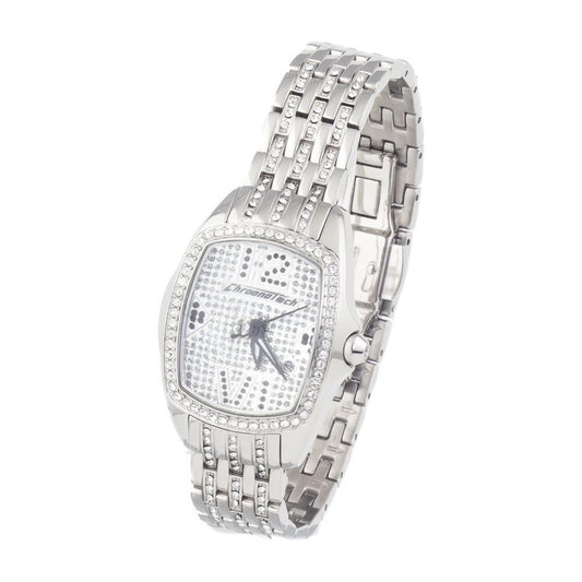 Chronotech Silver Stainless Steel Dress Watch