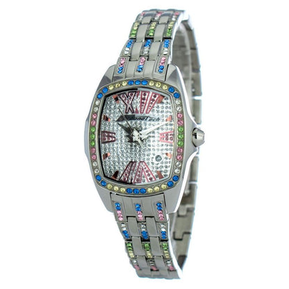 Chronotech Silver Stainless Steel Dress Watch