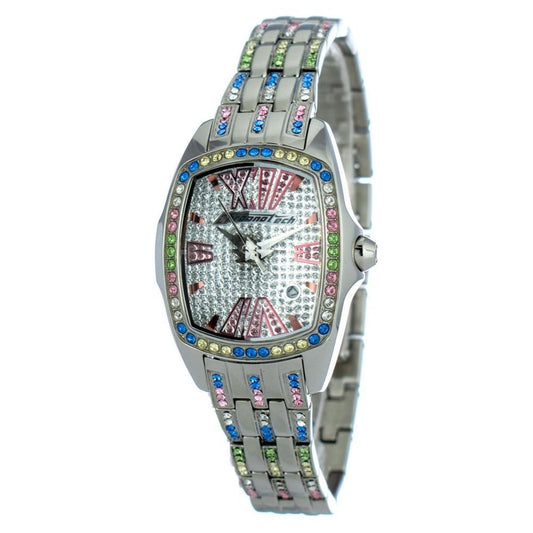 Chronotech Silver Stainless Steel Dress Watch