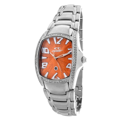 Chronotech Silver Stainless Steel Dress Watch