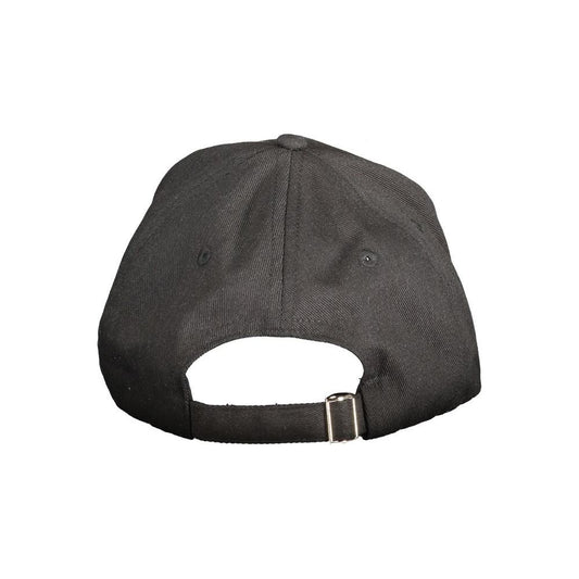 Guess Jeans Black Cotton Hat Guess Jeans Dark Slate Gray