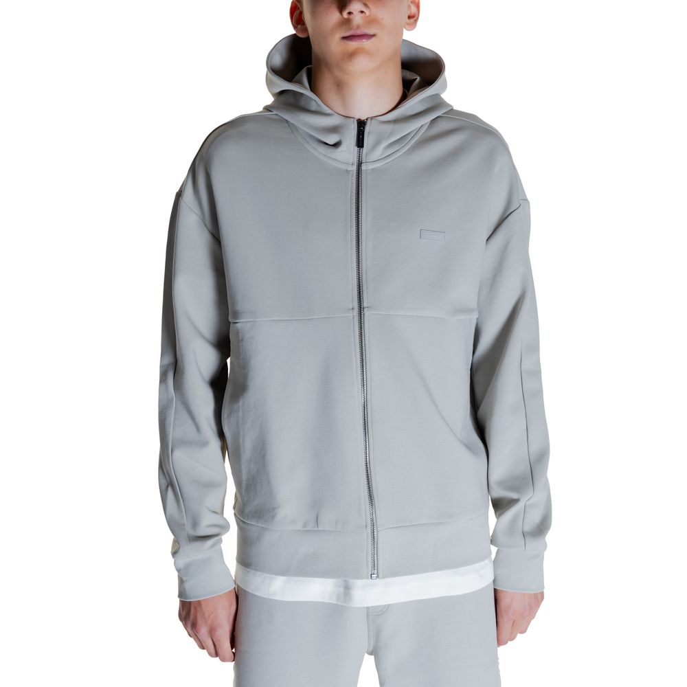 Calvin Klein Gray Cotton Hoodie
