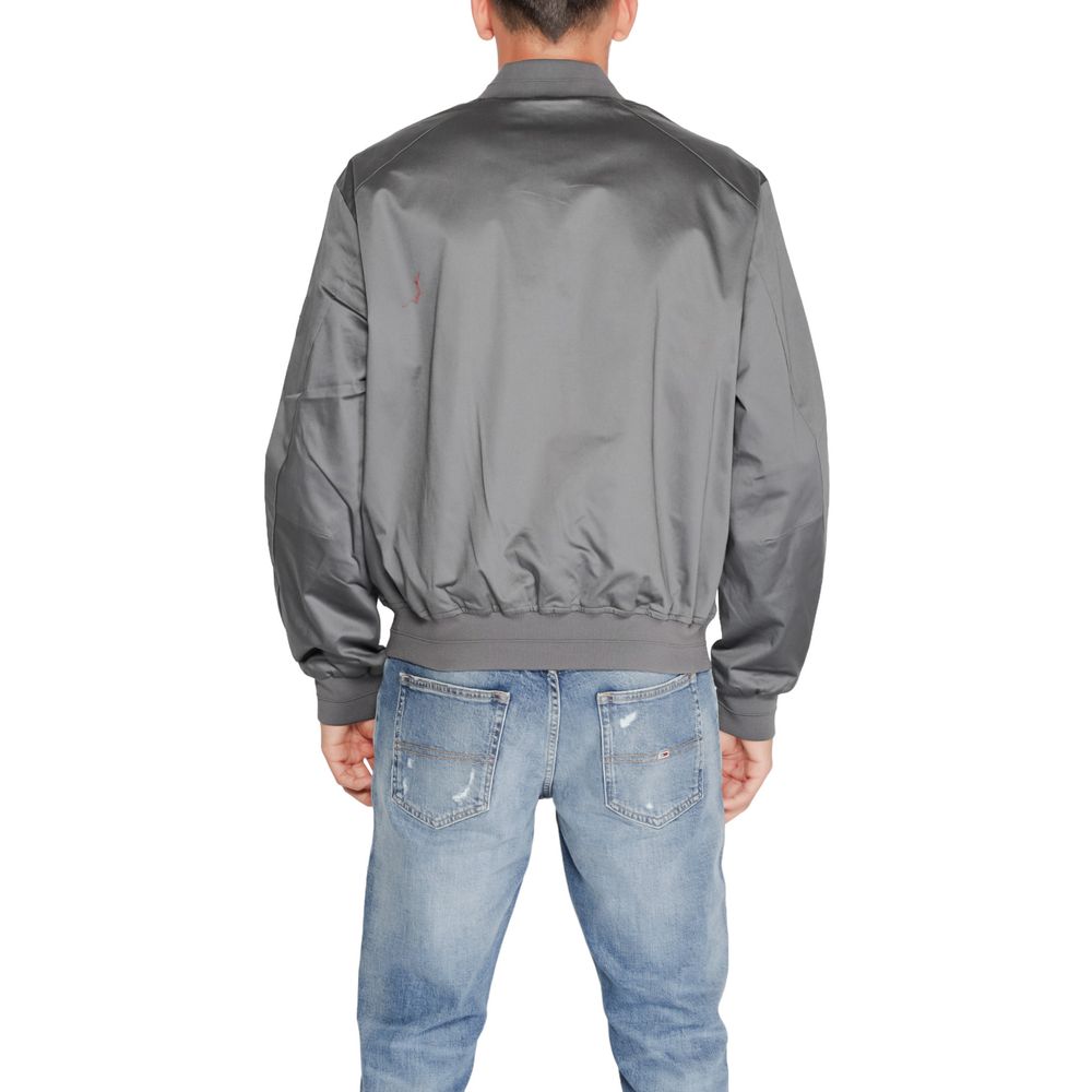Calvin Klein Gray Organic Cotton Bomber