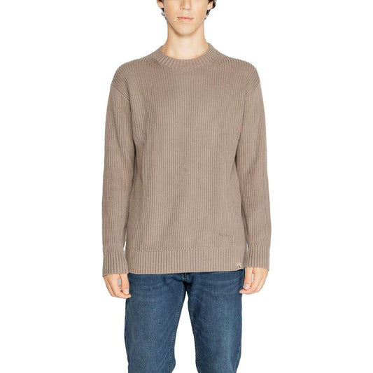 Calvin Klein Jeans Brown Organic Cotton Sweater Calvin Klein Jeans Rosy Brown