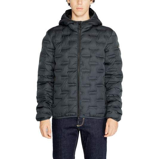 Replay Blue Polyester Jacket Replay Dark Slate Gray