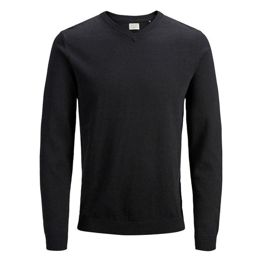 Jack Jones Black Cotton T-Shirt Jack Jones Black