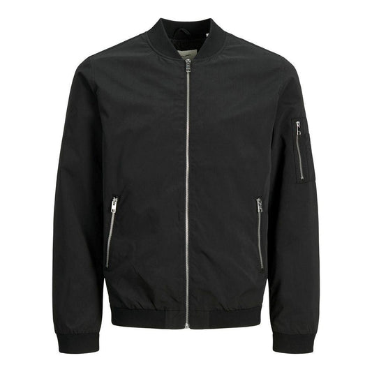 Jack Jones Black Polyester Jacket Jack Jones Dark Slate Gray