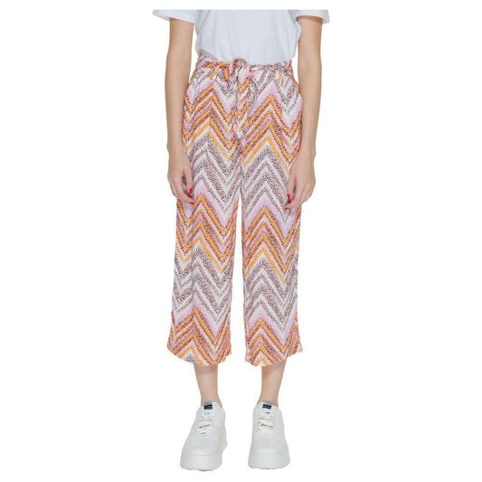 Only Multicolor Viscose Cropped Pant ON-10267000145-IT36|XXS