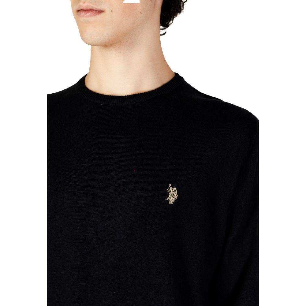 U.S. POLO ASSN. Black Cotton Sweater US-15717300009-IT52 | XL
