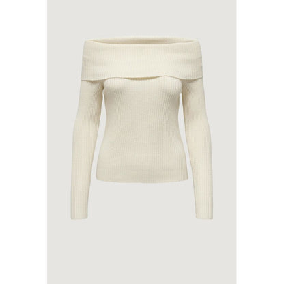 Only Cream Viscose Sweatshirt