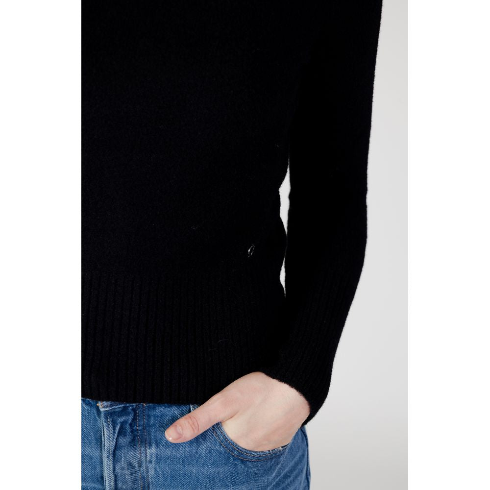 Guess Black Polyamide Turtleneck