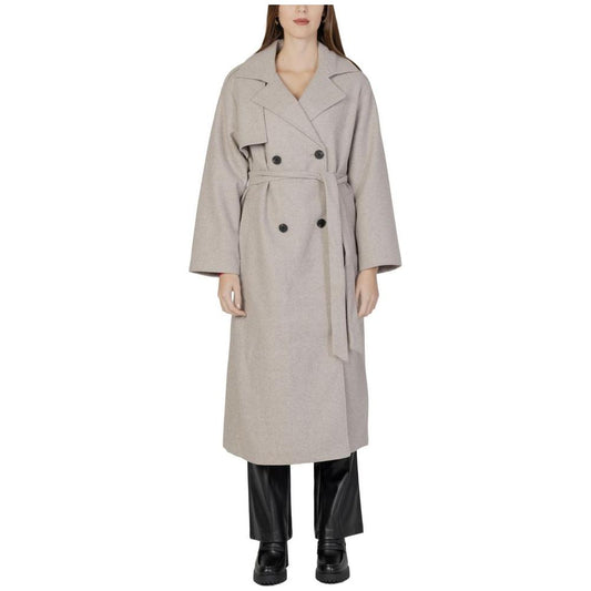 Only Beige Polyester Coat