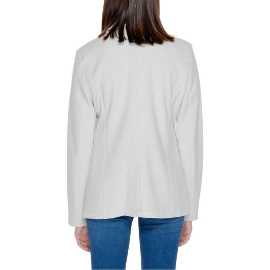 Only Beige Polyester Blazer ON-13382902507-IT36|XXS