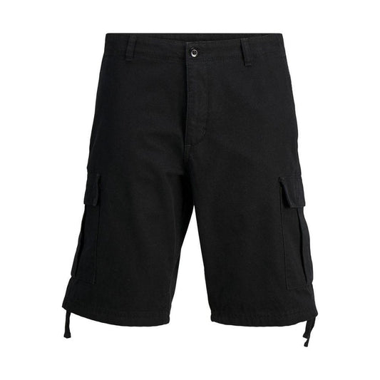 Jack Jones Black Cotton Bermuda JA-13395700009-IT44 | S