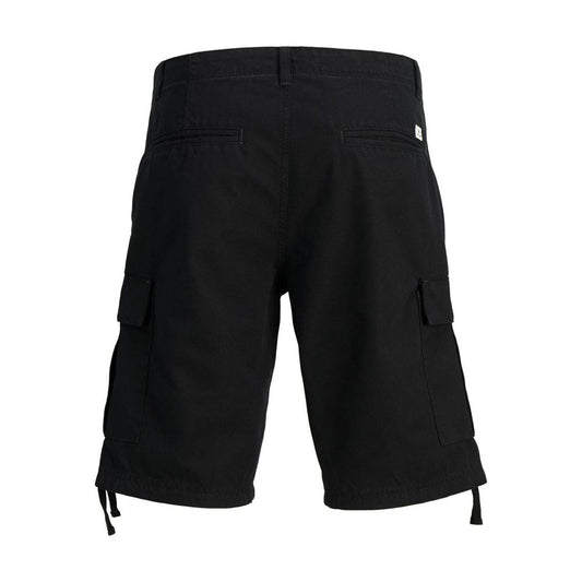 Jack Jones Black Cotton Bermuda JA-13395700009-IT44 | S