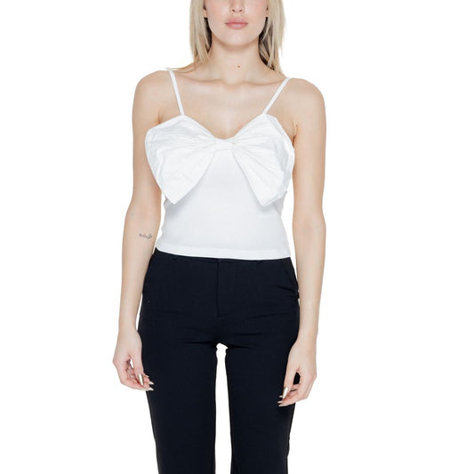 Only White Organic Cotton Tank Top ON-13399200008-IT42|M