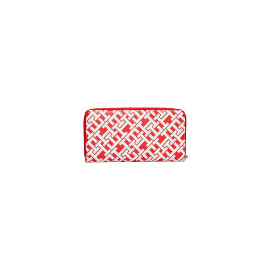 Tommy Hilfiger Red Polyethylene Wallet Tommy Hilfiger Tomato