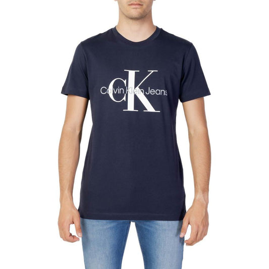 Calvin Klein Jeans Blue Cotton T-Shirt