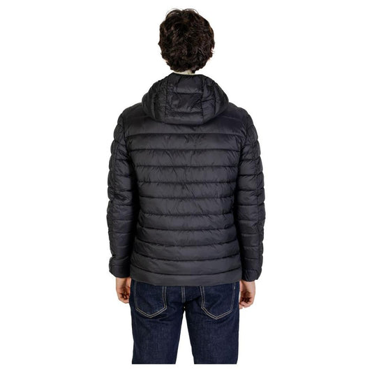 Gianni Lupo Black Polyamide Jacket Gianni Lupo Dark Slate Gray