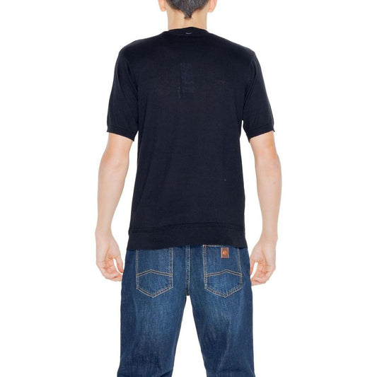 Hamaki-Ho Black Cotton T-Shirt Hamaki-Ho Dark Slate Gray