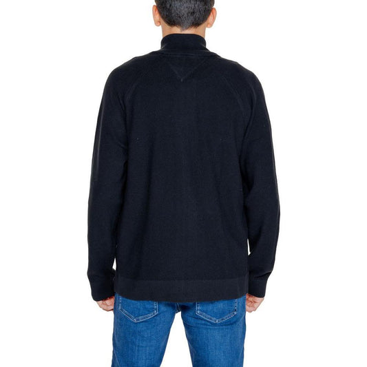 Tommy Hilfiger Jeans Black Cotton Cardigan TO-14566200009-IT44 | S