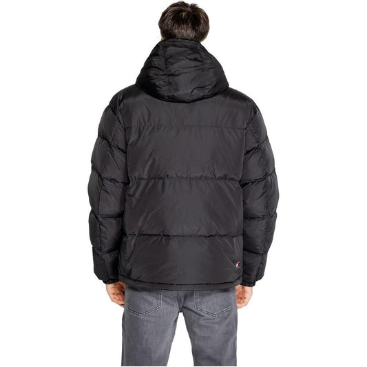 Tommy Hilfiger Jeans Black Recycled Polyester Jacket Tommy Hilfiger Jeans Dark Slate Gray